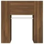Mueble de recibidor madera ingeniería marrón roble 97,5x37x99cm de vidaXL, Taquillas y armarios de almacenamiento - Ref: Foro...
