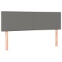 Cabeceros 2 unidades tela gris oscuro 72x5x78/88 cm de vidaXL, Cabeceros y pies de cama - Ref: Foro24-345785, Precio: 63,00 €...