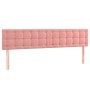 Cabeceros 2 unidades de terciopelo rosa 90x5x78/88 cm de vidaXL, Cabeceros y pies de cama - Ref: Foro24-346515, Precio: 61,09...
