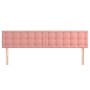 Cabeceros 2 unidades de terciopelo rosa 90x5x78/88 cm de vidaXL, Cabeceros y pies de cama - Ref: Foro24-346515, Precio: 61,09...