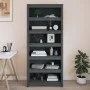 Estantería madera maciza de pino gris 80x35x183 cm de vidaXL, Librerías y estanterías - Ref: Foro24-821696, Precio: 230,02 €,...