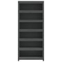 Estantería madera maciza de pino gris 80x35x183 cm de vidaXL, Librerías y estanterías - Ref: Foro24-821696, Precio: 233,61 €,...