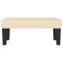 Banco de tela color crema 70x30x30 cm de vidaXL, Bancos - Ref: Foro24-346621, Precio: 46,15 €, Descuento: %