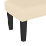 Banco de tela color crema 70x30x30 cm de vidaXL, Bancos - Ref: Foro24-346621, Precio: 46,15 €, Descuento: %