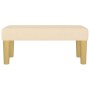 Banco de tela color crema 70x30x30 cm de vidaXL, Bancos - Ref: Foro24-346629, Precio: 38,12 €, Descuento: %