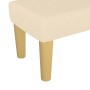Banco de tela color crema 70x30x30 cm de vidaXL, Bancos - Ref: Foro24-346629, Precio: 38,12 €, Descuento: %