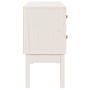 Mueble consola de madera maciza de pino blanco 90x40x78 cm de vidaXL, Aparadores - Ref: Foro24-821740, Precio: 106,73 €, Desc...