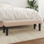 Banco de cuero sintético color capuchino 100x30x30 cm de vidaXL, Bancos - Ref: Foro24-346665, Precio: 48,85 €, Descuento: %