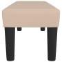 Banco de cuero sintético color capuchino 100x30x30 cm de vidaXL, Bancos - Ref: Foro24-346665, Precio: 48,85 €, Descuento: %