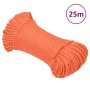 Cuerda de trabajo polipropileno naranja 8 mm 25 m de vidaXL, Sogas y cuerdas metálicas - Ref: Foro24-152928, Precio: 9,26 €, ...