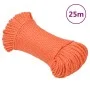 Orangefarbenes Polypropylen-Arbeitsseil 8 mm 25 m von vidaXL, Seile und Metallschnüre - Ref: Foro24-152928, Preis: 9,14 €, Ra...