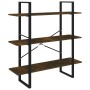 Estantería madera contrachapada roble ahumado 100x30x105 cm de vidaXL, Librerías y estanterías - Ref: Foro24-821321, Precio: ...