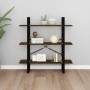 Estantería madera contrachapada roble ahumado 100x30x105 cm de vidaXL, Librerías y estanterías - Ref: Foro24-821321, Precio: ...