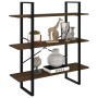 Estantería madera contrachapada roble ahumado 100x30x105 cm de vidaXL, Librerías y estanterías - Ref: Foro24-821321, Precio: ...