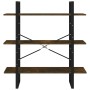 Estantería madera contrachapada roble ahumado 100x30x105 cm de vidaXL, Librerías y estanterías - Ref: Foro24-821321, Precio: ...