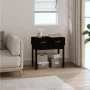Solid black pine wood console table 76.5x40x75 cm by vidaXL, Side tables - Ref: Foro24-821753, Price: 76,12 €, Discount: %
