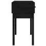 Solid black pine wood console table 76.5x40x75 cm by vidaXL, Side tables - Ref: Foro24-821753, Price: 76,12 €, Discount: %