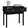 Solid black pine wood console table 76.5x40x75 cm by vidaXL, Side tables - Ref: Foro24-821753, Price: 76,12 €, Discount: %