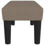 Banco de tela gris taupe 70x30x30 cm de vidaXL, Bancos - Ref: Foro24-346620, Precio: 50,19 €, Descuento: %