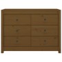 Armario auxiliar madera maciza de pino marrón miel 100x40x72 cm de vidaXL, Aparadores - Ref: Foro24-821767, Precio: 172,26 €,...