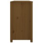 Armario auxiliar madera maciza de pino marrón miel 100x40x72 cm de vidaXL, Aparadores - Ref: Foro24-821767, Precio: 172,26 €,...
