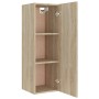 Set de muebles para TV 4 pzas madera contrachapada roble Sonoma de vidaXL, Muebles TV - Ref: Foro24-3114200, Precio: 158,05 €...