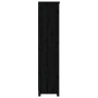 Estantería madera maciza de pino negra 80x35x154 cm de vidaXL, Librerías y estanterías - Ref: Foro24-821693, Precio: 148,30 €...