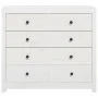 Armario auxiliar madera maciza de pino blanco 100x40x90 cm de vidaXL, Aparadores - Ref: Foro24-821770, Precio: 228,40 €, Desc...
