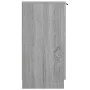 Mueble zapatero de madera contrachapada gris Sonoma 59x35x70 cm de vidaXL, Zapateros y organizadores de calzado - Ref: Foro24...