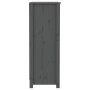 Estantería madera maciza de pino gris 80x35x97 cm de vidaXL, Librerías y estanterías - Ref: Foro24-821681, Precio: 113,47 €, ...