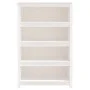 Estantería madera maciza de pino blanca 80x35x126 cm de vidaXL, Librerías y estanterías - Ref: Foro24-821685, Precio: 139,13 ...