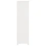 Estantería madera maciza de pino blanca 80x35x126 cm de vidaXL, Librerías y estanterías - Ref: Foro24-821685, Precio: 139,13 ...