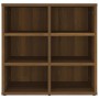 Mueble zapatero color marrón roble 52,5x30x50 cm de vidaXL, Taquillas y armarios de almacenamiento - Ref: Foro24-820512, Prec...