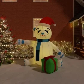 Osito de peluche inflable de Navidad LED 240 cm de vidaXL, Luces de Navidad - Ref: Foro24-345289, Precio: 62,02 €, Descuento: %