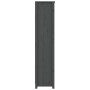 Estantería madera maciza de pino gris 80x35x154 cm de vidaXL, Librerías y estanterías - Ref: Foro24-821691, Precio: 148,30 €,...