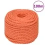Cuerda de trabajo polipropileno naranja 24 mm 100 m de vidaXL, Sogas y cuerdas metálicas - Ref: Foro24-152956, Precio: 164,91...