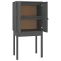 Tall sideboard solid gray pine wood 60x40x120 cm by vidaXL, Sideboards - Ref: Foro24-821746, Price: 97,73 €, Discount: %