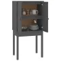 Tall sideboard solid gray pine wood 60x40x120 cm by vidaXL, Sideboards - Ref: Foro24-821746, Price: 97,73 €, Discount: %