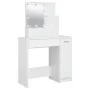 Juego de tocador con LED madera contrachapada blanco de vidaXL, Tocadores para dormitorios - Ref: Foro24-3114115, Precio: 137...