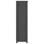 Estantería madera maciza de pino gris 80x35x126 cm de vidaXL, Librerías y estanterías - Ref: Foro24-821686, Precio: 139,13 €,...