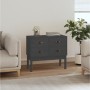 Mueble consola de madera maciza de pino gris 90x40x78 cm de vidaXL, Aparadores - Ref: Foro24-821741, Precio: 144,58 €, Descue...