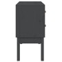 Mueble consola de madera maciza de pino gris 90x40x78 cm de vidaXL, Aparadores - Ref: Foro24-821741, Precio: 144,58 €, Descue...