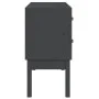 Mueble consola de madera maciza de pino gris 90x40x78 cm de vidaXL, Aparadores - Ref: Foro24-821741, Precio: 142,72 €, Descue...