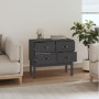 Mueble consola de madera maciza de pino gris 90x40x78 cm de vidaXL, Aparadores - Ref: Foro24-821741, Precio: 144,58 €, Descue...