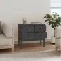 Mueble consola de madera maciza de pino gris 90x40x78 cm de vidaXL, Aparadores - Ref: Foro24-821741, Precio: 142,72 €, Descue...