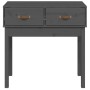 Mesa consola de madera maciza de pino gris 76,5x40x75 cm de vidaXL, Mesas auxiliares - Ref: Foro24-821751, Precio: 81,61 €, D...