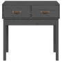 Mesa consola de madera maciza de pino gris 76,5x40x75 cm de vidaXL, Mesas auxiliares - Ref: Foro24-821751, Precio: 80,73 €, D...