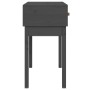 Mesa consola de madera maciza de pino gris 76,5x40x75 cm de vidaXL, Mesas auxiliares - Ref: Foro24-821751, Precio: 81,61 €, D...