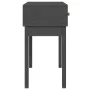 Mesa consola de madera maciza de pino gris 76,5x40x75 cm de vidaXL, Mesas auxiliares - Ref: Foro24-821751, Precio: 80,73 €, D...