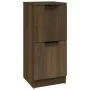 Aparador madera contrachapada marrón roble 30x30x70 cm de vidaXL, Aparadores - Ref: Foro24-817022, Precio: 47,14 €, Descuento: %